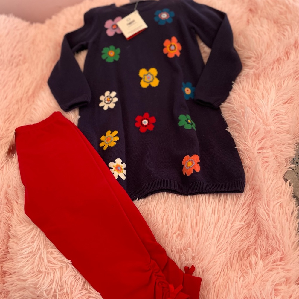 Hanna Anderson sweater and pants set